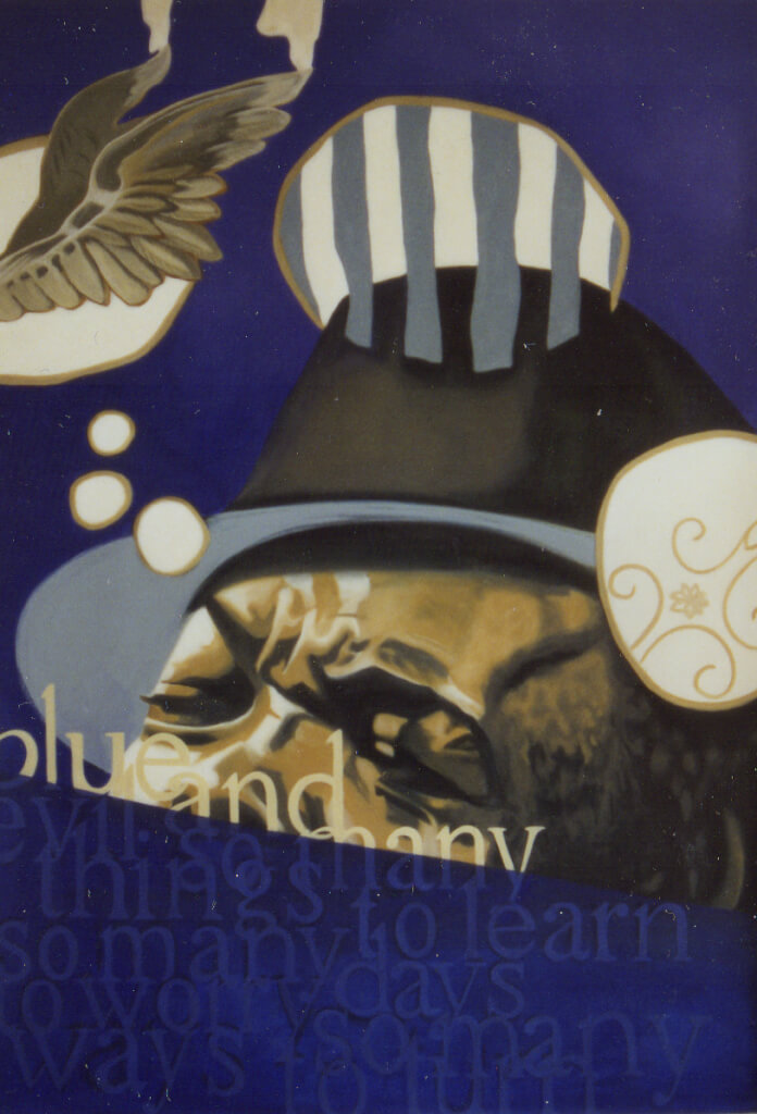Blues, Acryl auf Leinwand · 1,60 × 2,00 m