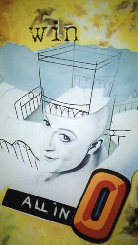 All in 0, Acryl auf Leinwand · 1,40 × 2,50 m
