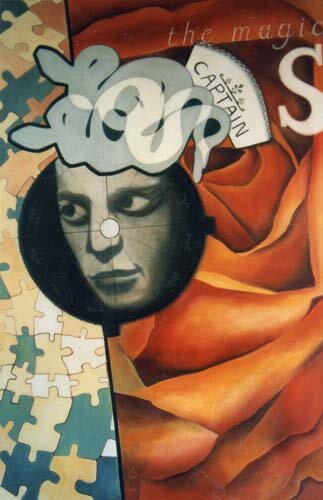 Captain S., Acryl auf Leinwand · 1,60 × 2,50 m